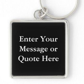 Create Your Own Gift Template keychain