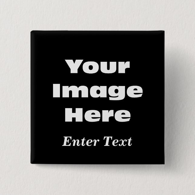 Create Your Own Gift Template Pinback Button (Front)
