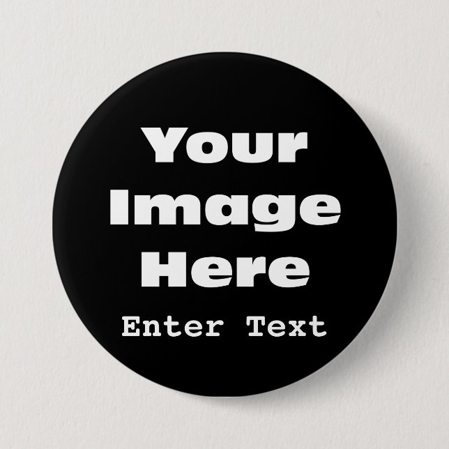 Create Your Own Gift Template Pinback Button (Front)