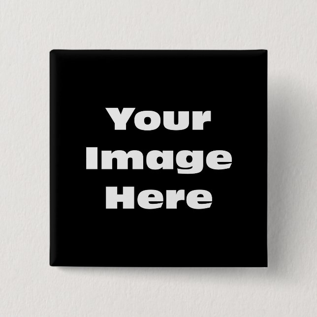 Create Your Own Gift Template Pinback Button (Front)