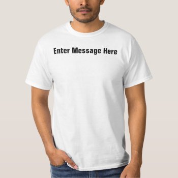 Create Your Own Gift Template T-shirt by giftsbygenius at Zazzle