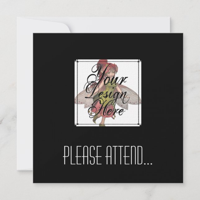 ♪♫♪ Create Your Own Gifts ~ Customize Blank Invitation (Front)
