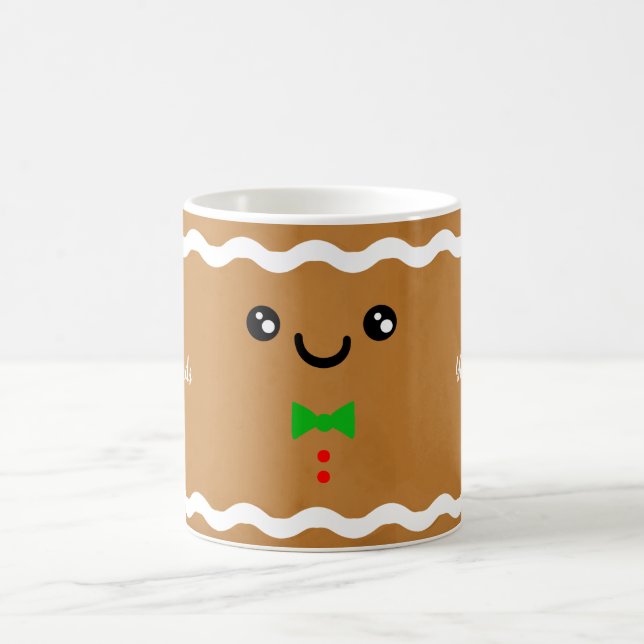 Create Your Own Gingerbread Cookie Color Morph Mug (Center)