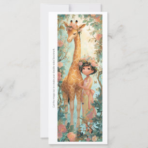 Create Your Own Giraffe Maiden Bookmark Card