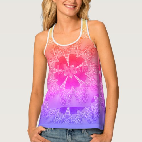 Create Your Own Giraffe T All_Over Print  Tank Top