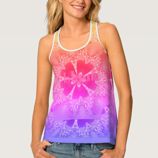 Create Your Own Giraffe T All-Over Print  Tank Top (Front)