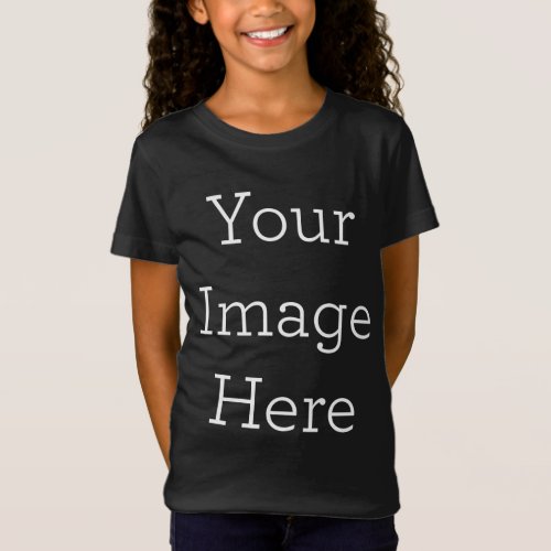 Create Your Own Girls Fine Jersey T_Shirt