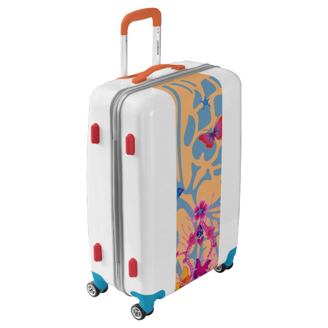 Create Your Own Girly All-Over Print  Luggage (Rotated Left)
