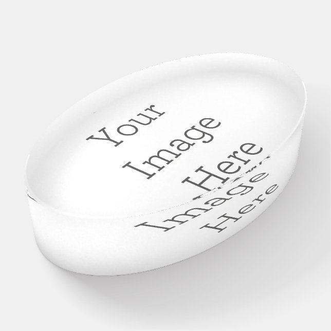 Oval Paperweight (Angled)