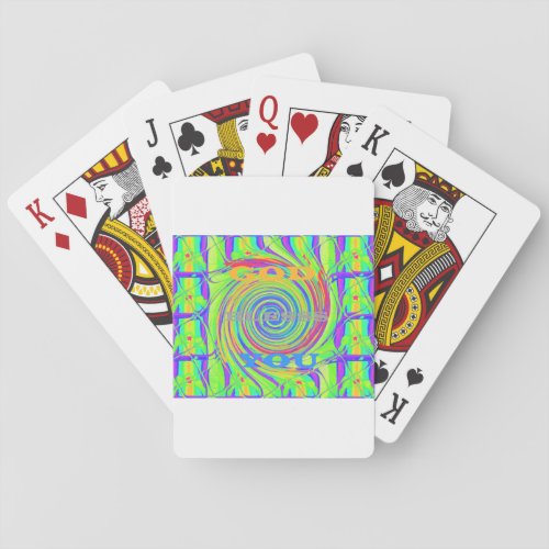 Create Your Own God Bless You Inspirational Text Playing Cards