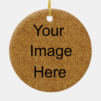 Create Your Own Gold Glitter Christmas Ornament