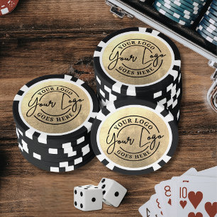 Create Your Own Gold Logo Poker Chips