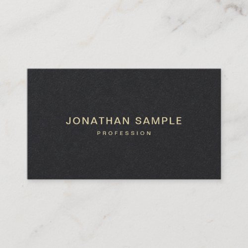 Create Your Own Gold Name Text Modern Elegant Business Card