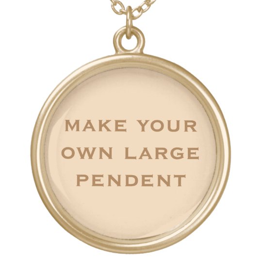 Create Your Own Gold Plated Necklace