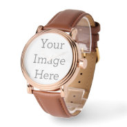 Create Your Own Gold Vintage Watch at Zazzle