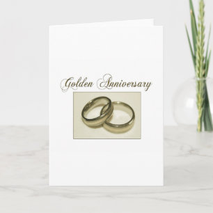 Create your own Golden Anniversary Card