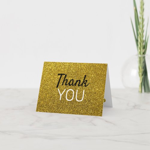 Create Your Own Golden Folded Note Card