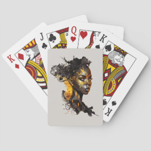 Create Your Own Golden Goddess Poker Cards