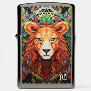 Create Your Own Golden Lion Totem Animal Zippo Lighter