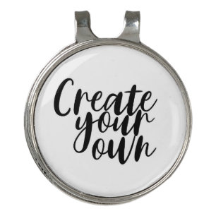 Create your own golf hat clip