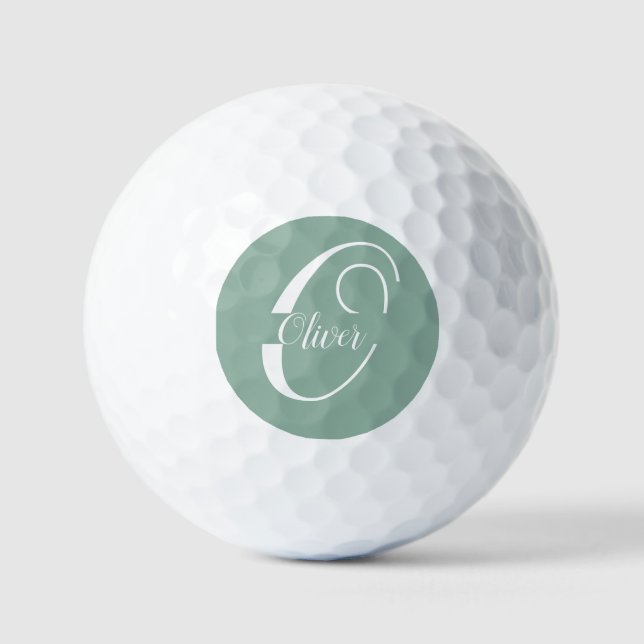  Create Your Own Golf Personalized Monogrammed  Golf Balls (Front)