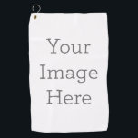 Create Your Own Golf Towel<br><div class="desc">Upload your own design or add text to personalize this golf towel!</div>