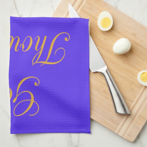 Create Your Own Good Thoughts With Love  Kitchen Towel