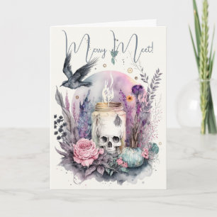 Create Your Own Gothic Autumn Floral Card