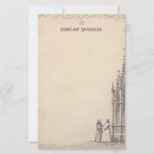 Create Your Own Gothic Medieval Castle Stationery
