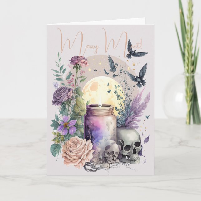 Create Your Own Gothic Roses Card (Front)