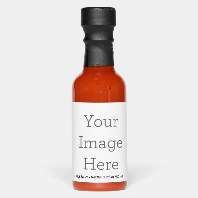 Custom Hot Sauce - 1.7oz Bottle (Front)