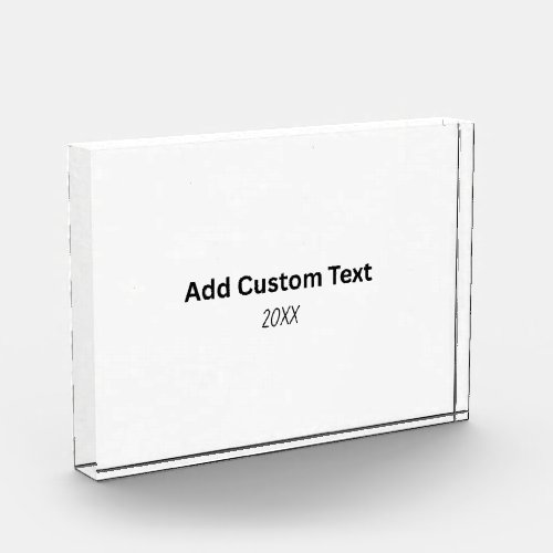 Create Your Own Grade A Acrylic Photo Block