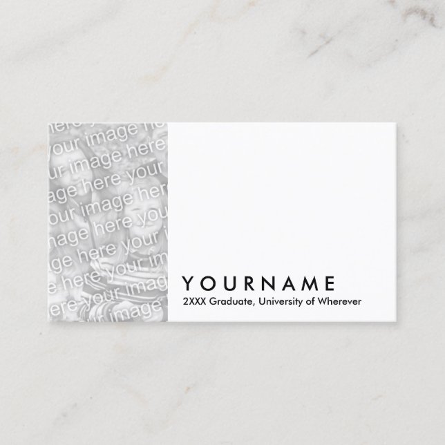 create your own graduate card (Front)