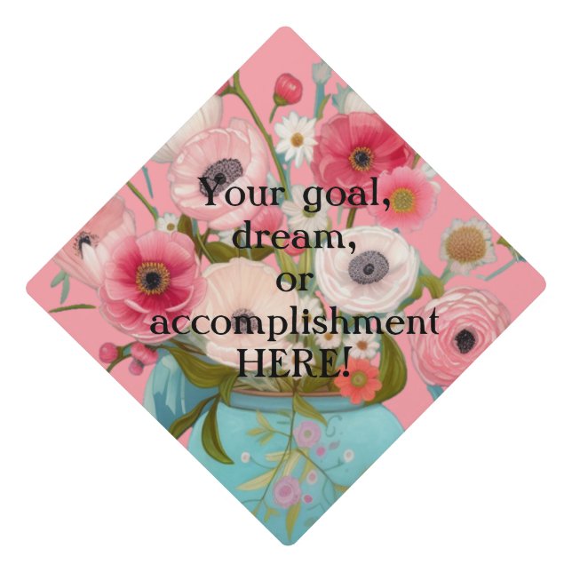 Create your own graduation  cap / personalized  (Front)