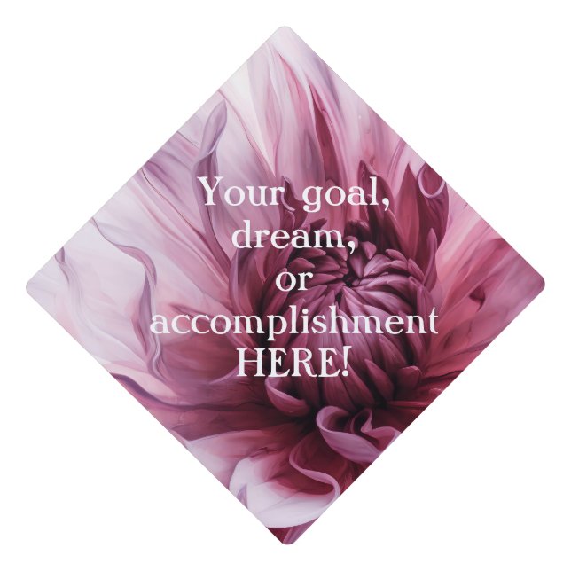 Create your own graduation  cap / personalized  (Front)