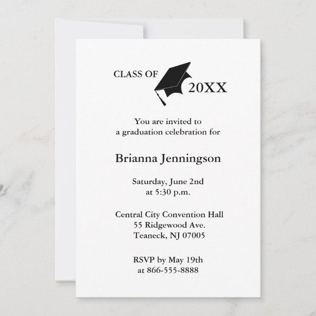 Create Your Own Graduation Invitation 1 (Front)