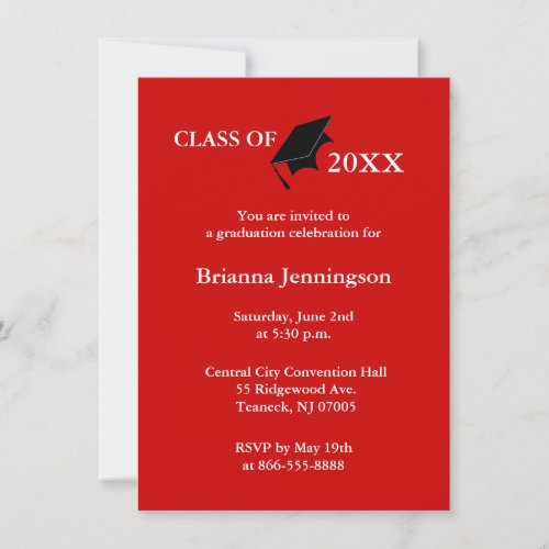 Create Your Own Graduation Invitation 6