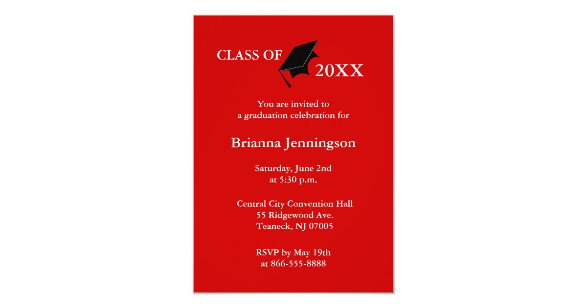 create your own graduation invitation 6 zazzle com create your own graduation party invitations