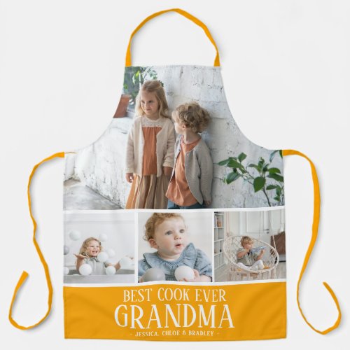 Create Your Own Grandma Best Cook Ever Photo Apron