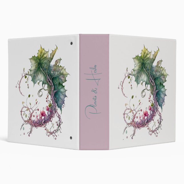 Create Your Own Grapevine Moon Wreath 3 Ring Binder (Background)