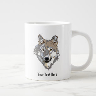 Create Your Own Gray Wolf Specialty Coffee Mug