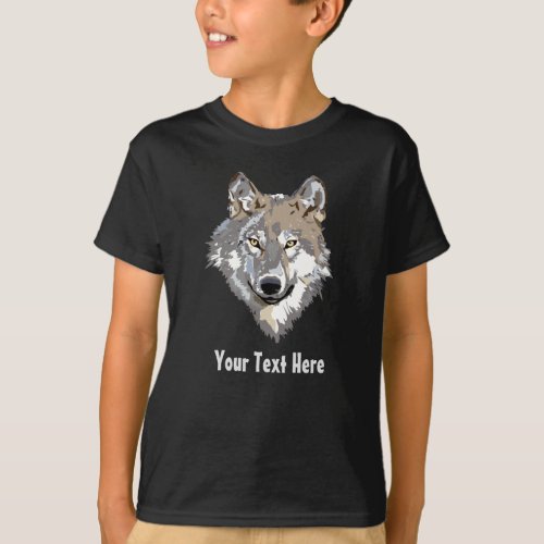 Create Your Own Gray Wolf T_Shirt