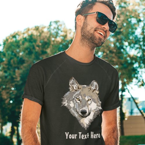 Create Your Own Gray Wolf T_Shirt