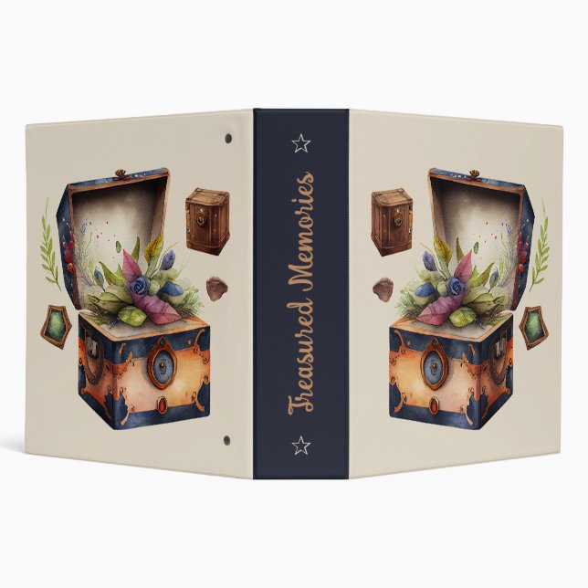 Create Your Own Greatest Treasure 3 Ring Binder (Background)