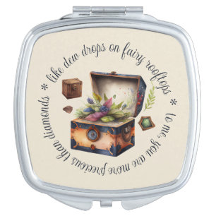 Create Your Own Greatest Treasure Compact Mirror