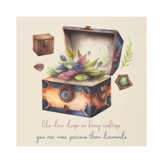 Create Your Own Greatest Treasure Metal Print (Front)