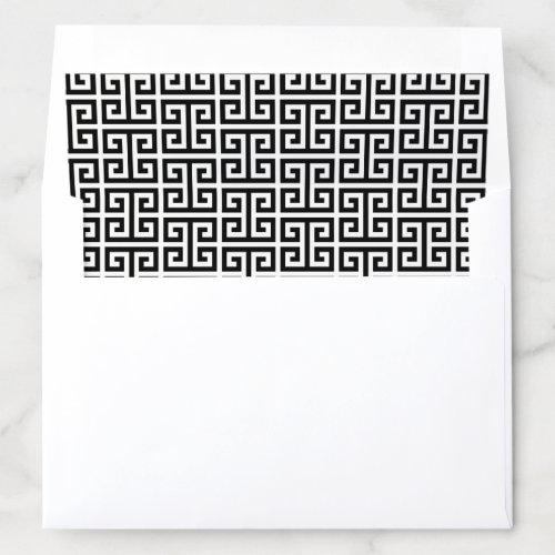 Create Your Own Greek Key Pattern Envelope Liner