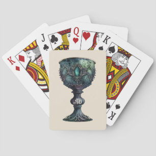 Create Your Own Green Chalice Poker Cards