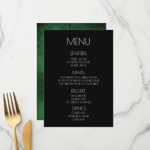 Create Your Own - Green Distressed Texture Menu