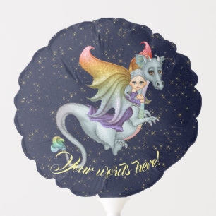 Create Your Own Green Dragon Rider All Occasion Balloon